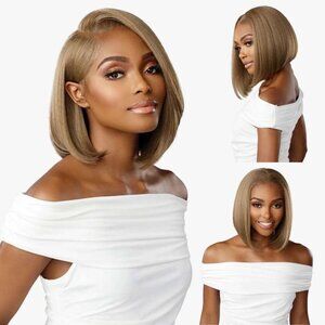 Sensationnel Glueless Bare Luxe Lace Wig - 13x6 Unit 3 chestnut brown